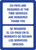 Co-pays Required At Time Services Are Rendered Blue Bilingual Spanish Portrait - Wall Sign