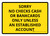 Sorry No Checks Cash Bankcards Landscape - Wall Sign
