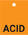 Acid - Valve Tag