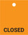Closed - Valve Tag