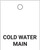 Cold Water Main - Valve Tag