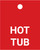 Hot Tub - Valve Tag