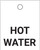 Hot Water - Valve Tag