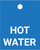 Hot Water - Valve Tag