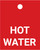 Hot Water - Valve Tag