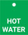 Hot Water - Valve Tag