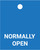 Normally Open - Valve Tag