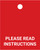 Please Read Instructions - Valve Tag