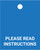 Please Read Instructions - Valve Tag