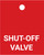 Shut-Off Valve - Valve Tag