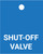 Shut-Off Valve - Valve Tag