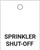 Sprinkler Shut-Off - Valve Tag