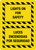 Lights On For Safety Bilingual Spanish Portrait - Wall Sign