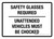 Safety Glasses Required Unattanded Vehicles Must Be Chocked Landscape - Wall Sign
