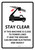 Stay Clear If This Machine Is Close To Power Lines It Can Become Deadly Portrait - Wall Sign