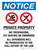 Notice: Private Property No Trespassing Ice Skating Swimming Portrait - Wall Sign