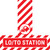 LO TO Station - Floor Sign T's
