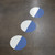 Wayfinding Floor Sign Dots - Two Color