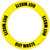 Oily Waste - Circular Floor Sign Ring