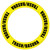 Trash/Basura - Circular Floor Sign Ring