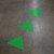 Wayfinding Floor Sign Arrow Heads - Solid Color