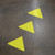 Wayfinding Floor Sign Arrow Heads - Solid Color
