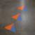 Wayfinding Floor Sign Arrow Heads - Two Color