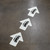 Fire Extinguisher Wayfinding Floor Sign Arrows
