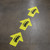Fire Extinguisher Wayfinding Floor Sign Arrows