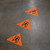 Emergency Exit Wayfinding Floor Sign Arrow Heads