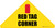Red Tag Corner with Icon - Triangle Corner Floor Sign