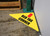 Red Tag Corner with Icon - Triangle Corner Floor Sign