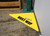 Dust Mop with Icon - Triangle Corner Floor Sign