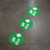 Fire Exit Wayfinding Floor Sign Dot