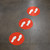 Footprints Wayfinding Floor Sign Dot