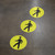 Pedestrian Wayfinding Floor Sign Dot