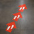 Footprints Wayfinding Floor Sign Arrows