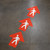 Pedestrian Wayfinding Floor Sign Arrows