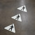 Pedestrian Wayfinding Floor Sign Arrow Heads