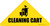 Cleaning Cart with Icon - Triangle Corner Floor Sign