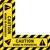Caution - Work in Progress - Floor Sign Corner