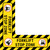 Forklift Stop Zone - Floor Sign Corner