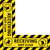 Receiving - Keep Clear - Floor Sign Corner