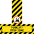 Forklift Stop Zone - Floor Sign T's