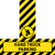 Hand truck Parking - Floor Sign T's