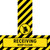 Receiving - Keep Clear - Floor Sign T's
