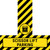 Scissor Lift Parking - Floor Sign T's