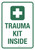 Trauma Kit Inside Portrait - Wall Sign