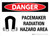 Danger: Pacemaker Radiation Hazard Area Landscape - Wall Sign