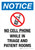 Notice: No Cell Phone While In Triage And Patient Rooms Portrait - Wall Sign